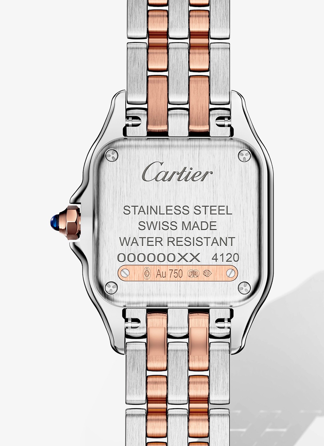 Cartier Panthère de Cartier horloge van 18 karaat roségoud en staal met diamant CRW3PN0014 - detail 6 roségoud