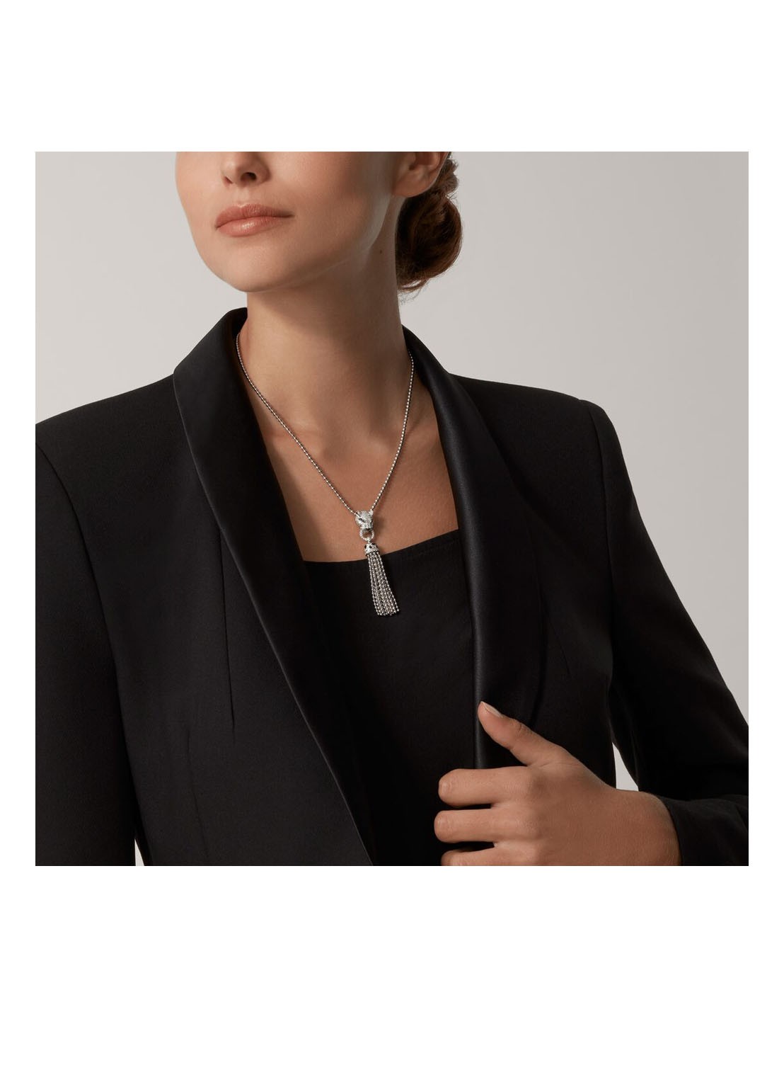 Cartier Panthère de Cartier ketting van 18 karaat witgoud met diamanten CRN7424122 - detail 3 witgoud