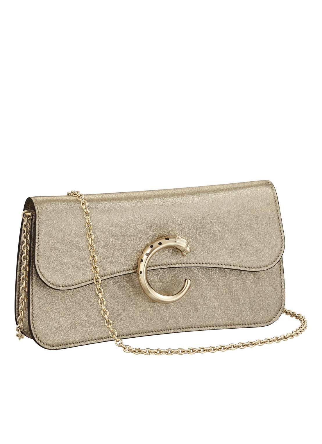 Cartier Panthère de Cartier Mini chain tas van kalfsleer CRL1002382 - voorkant goud