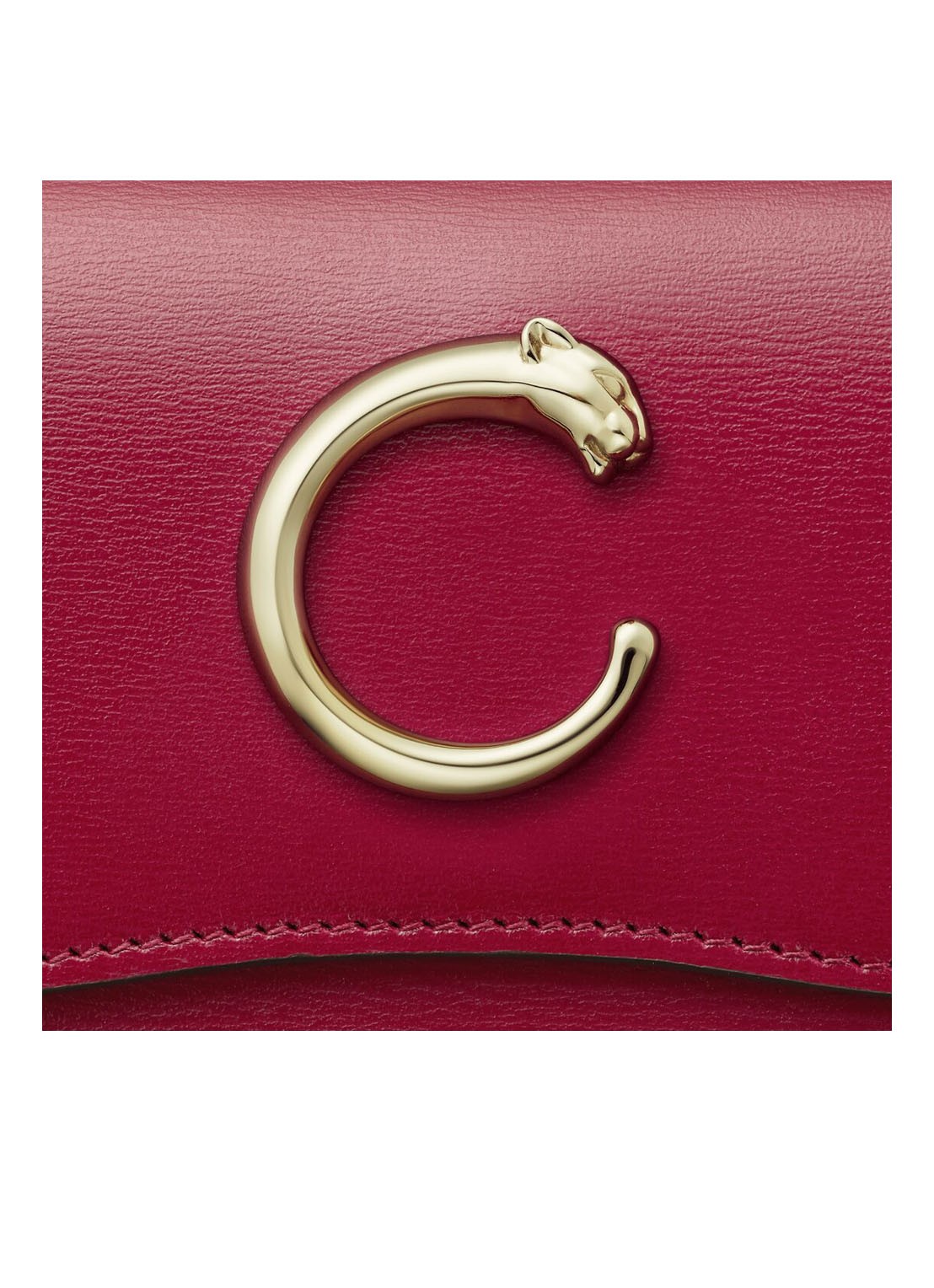 Cartier Panthère de Cartier Mini portemonnee van kalfsleer CRL3002040 - detail 5 donkerrood