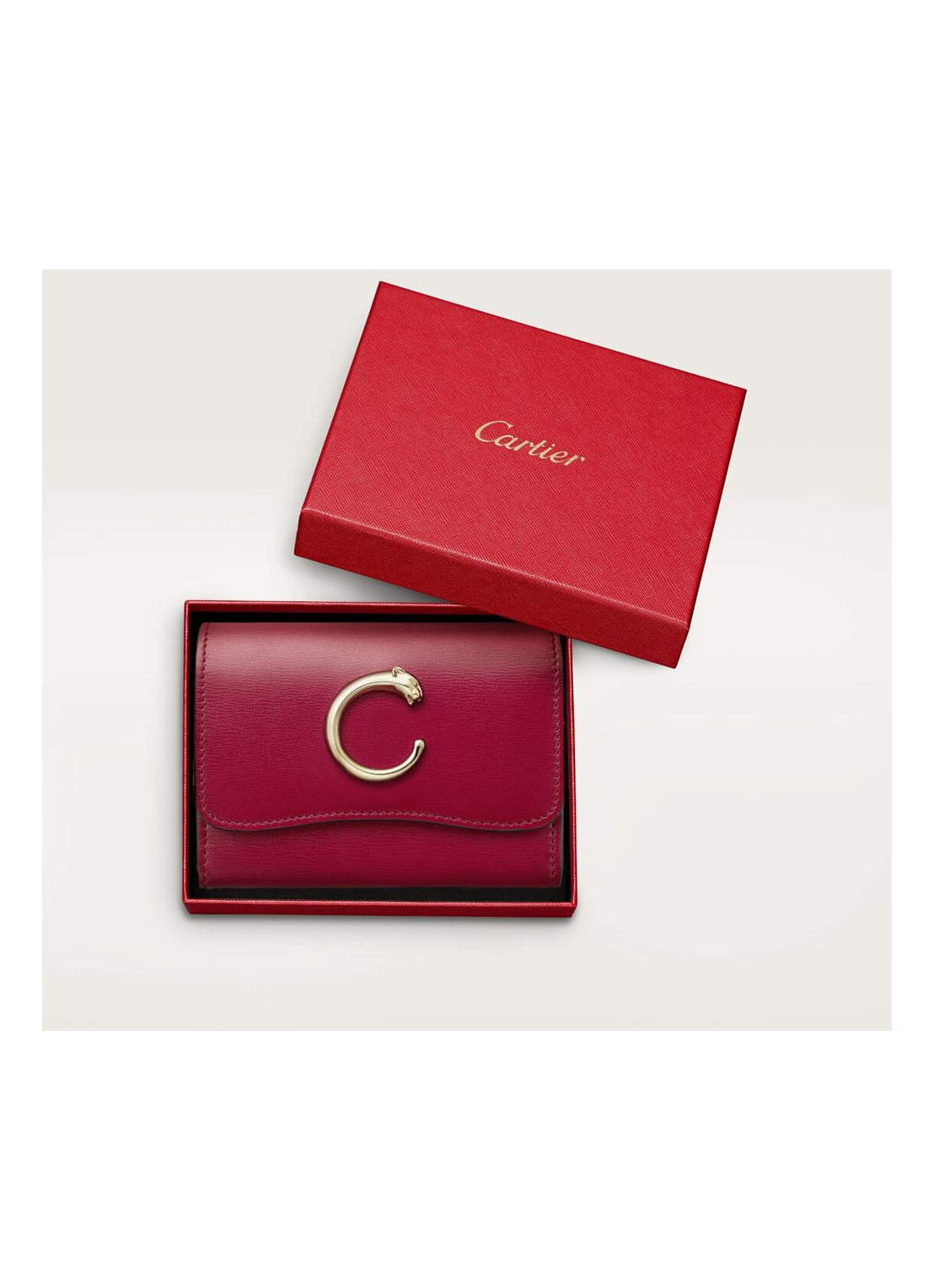 Cartier Panthère de Cartier Mini portemonnee van kalfsleer CRL3002040 - detail 6 donkerrood