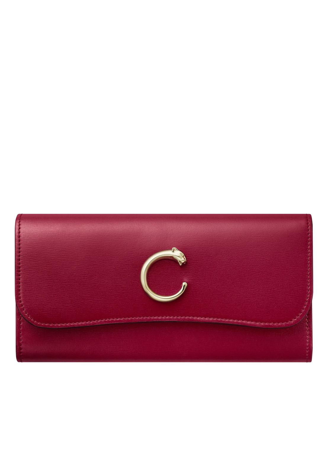 Cartier Panthère de Cartier portemonnee van kalfsleer CRL3002044 - voorkant donkerrood