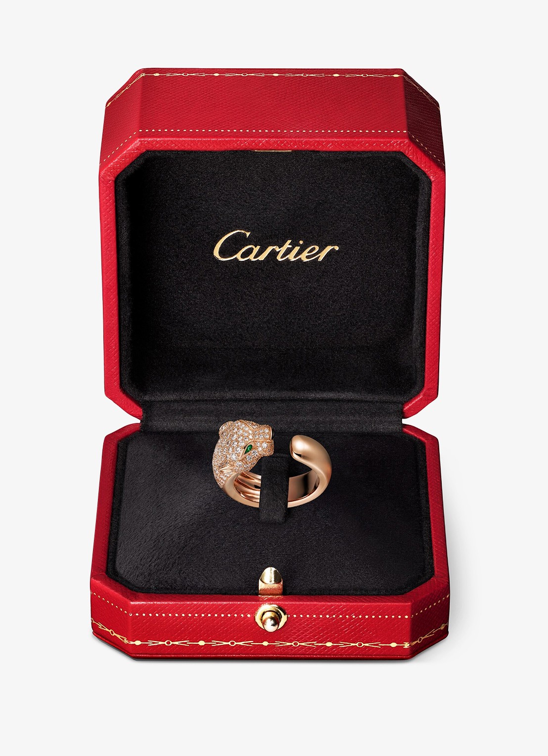 Cartier Panthère de Cartier ring, middel model van 18 karaat roségoud met 1.15 ct diamant CRN4742200 - detail 6 roségoud