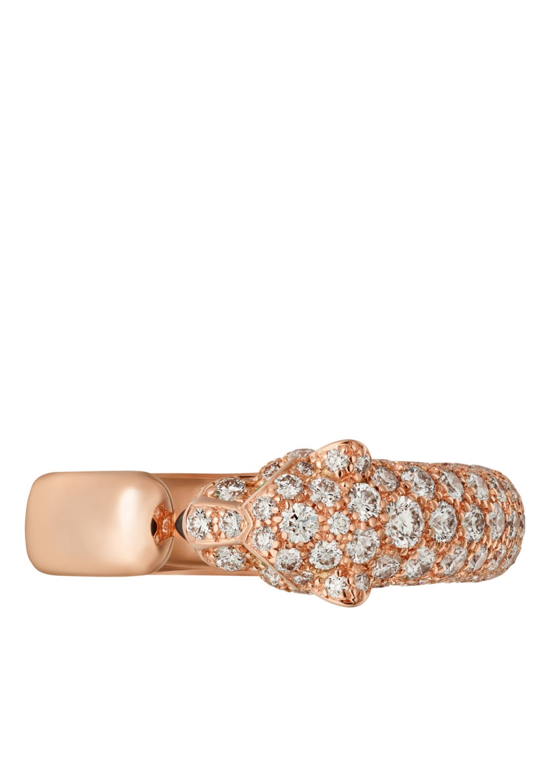 Cartier Panthère de Cartier ring van 18 karaat roségoud met diamanten CRN4765700 - voorkant 2 roségoud