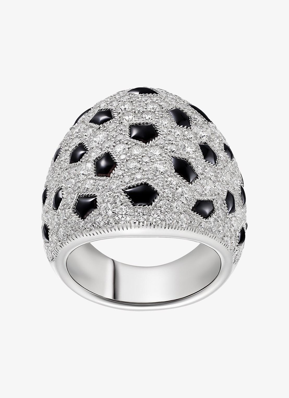 Cartier Panthère de Cartier ring van 18 karaat witgoud met 2.30 ct diamant CRN4788200 - voorkant 2 witgoud