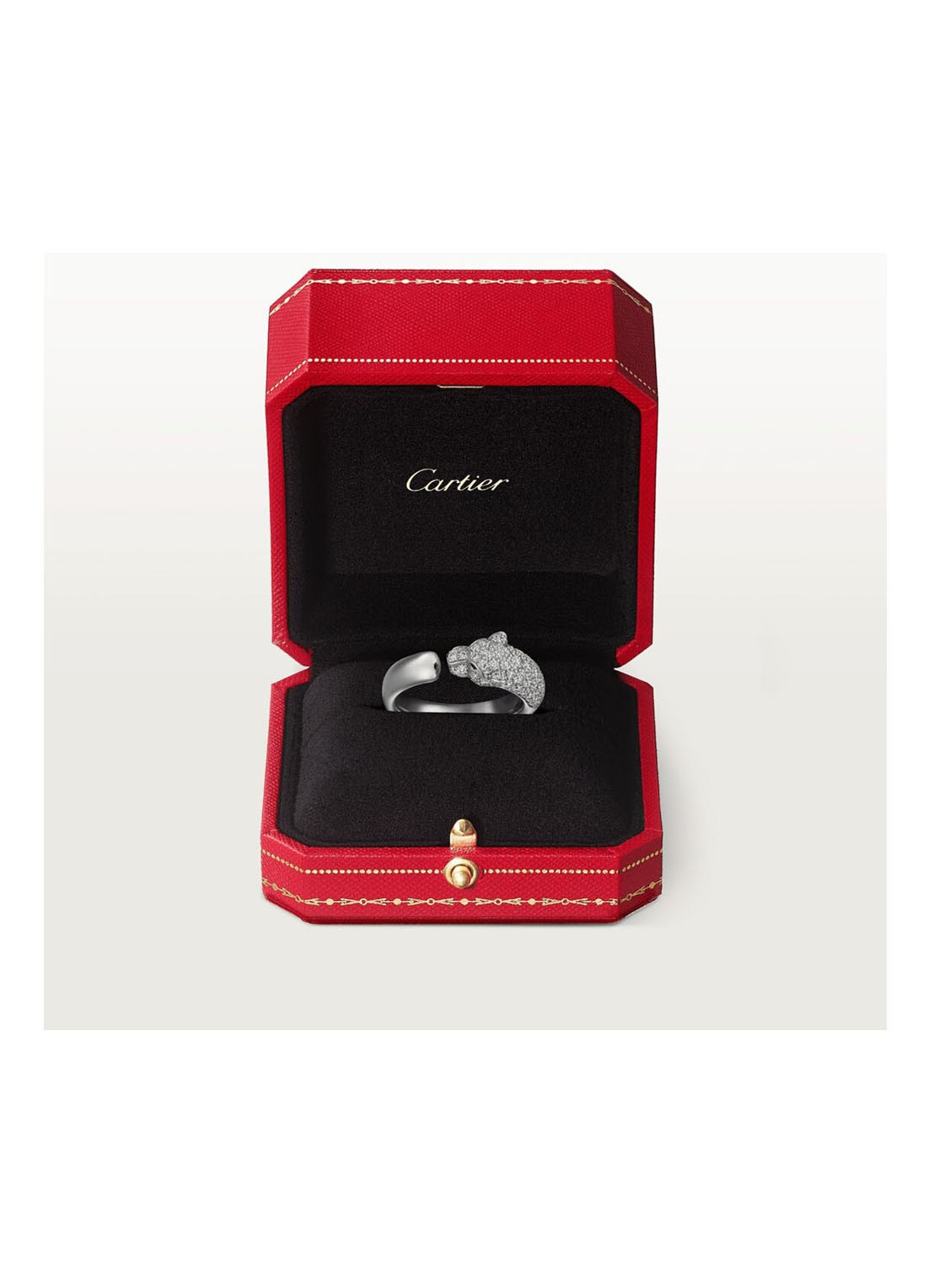 Cartier Panthère de Cartier ring van 18 karaat witgoud met diamanten CRN4765900 - detail 6 witgoud
