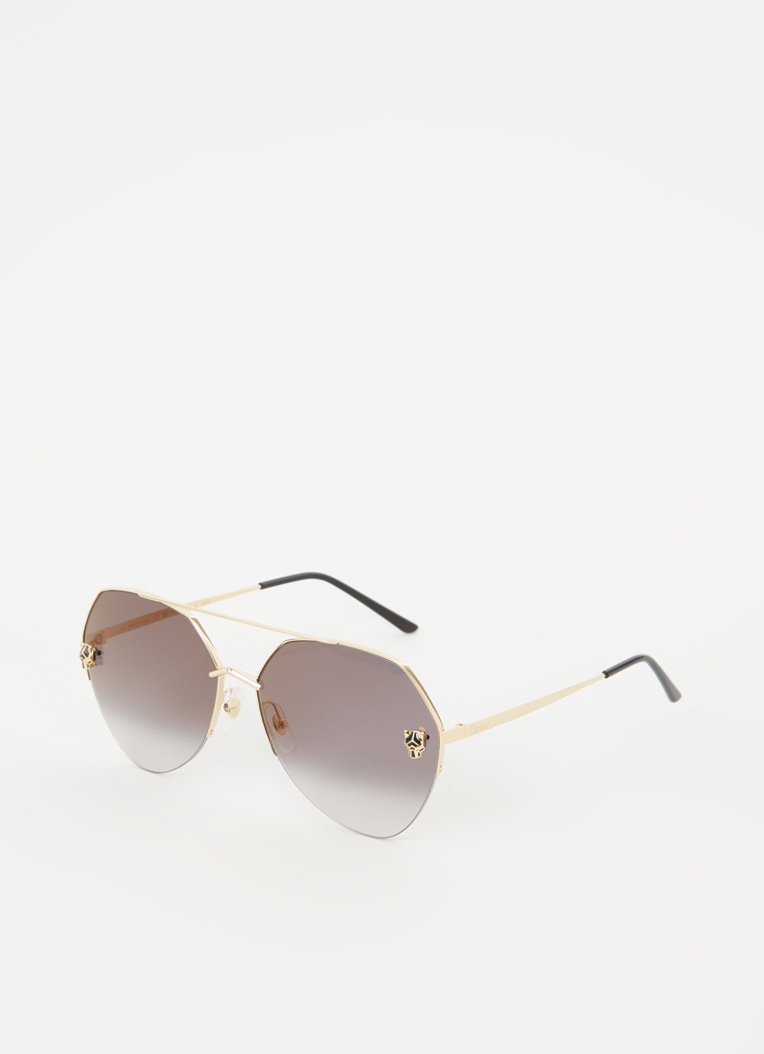Cartier Panthère zonnebril CT0355S  - voorkant 4 goud