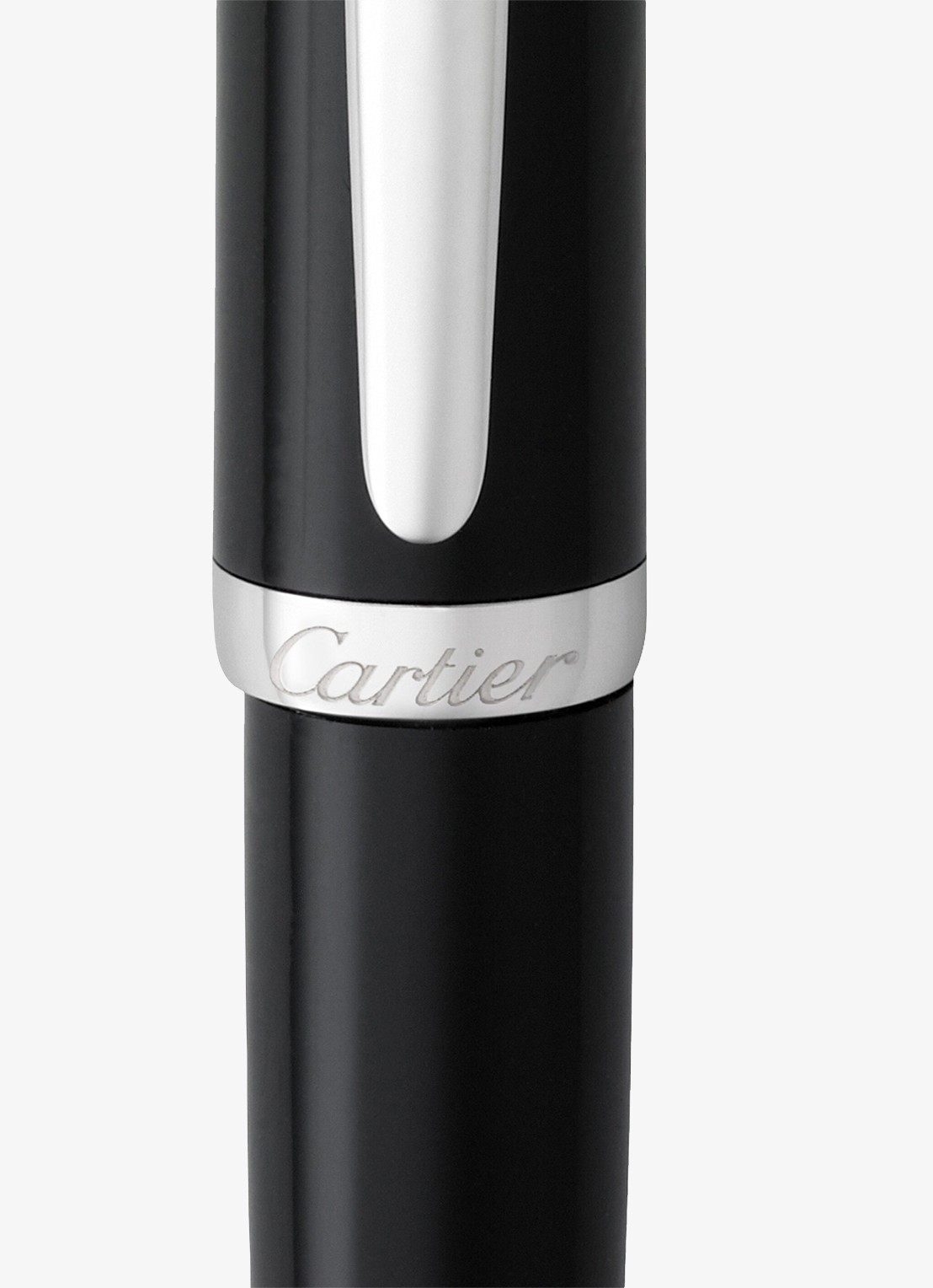 Cartier R de Cartier balpen met composiet CROP000329 - detail 4 zwart