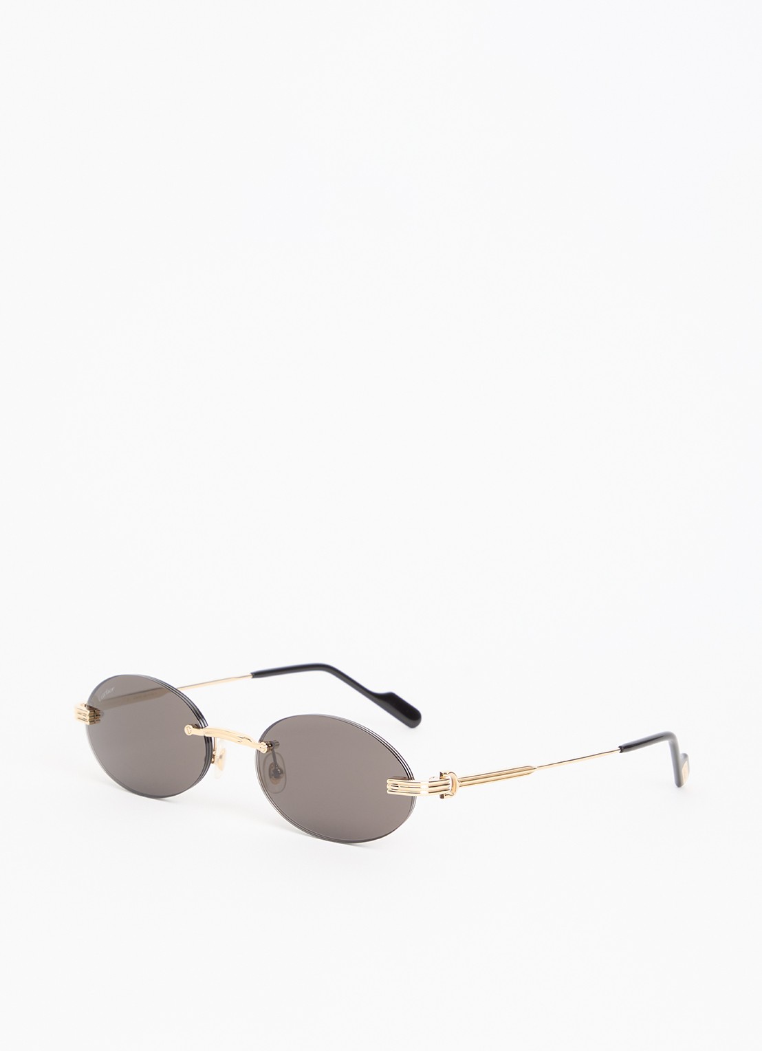 Cartier Retro zonnebril 6L001946 - voorkant 4 goud