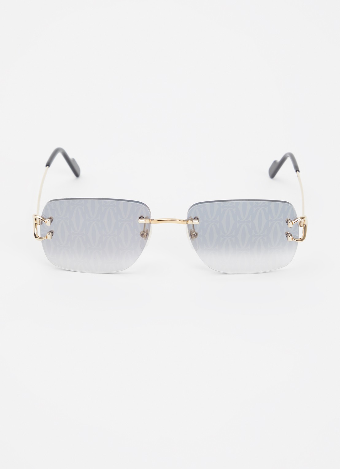 Cartier Retro zonnebril CT0330S - detail goud