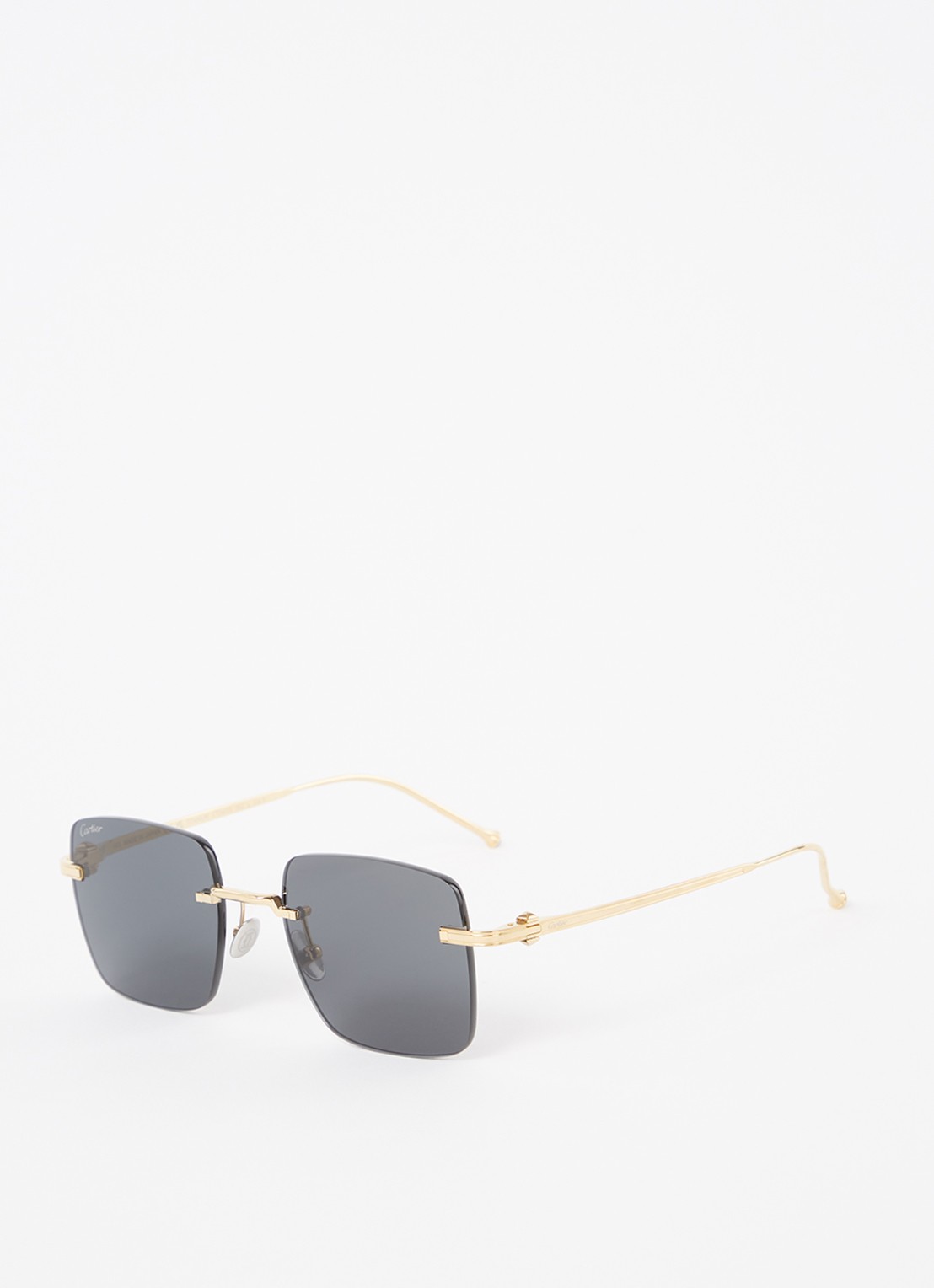 Cartier Retro zonnebril CT0403S - voorkant goud