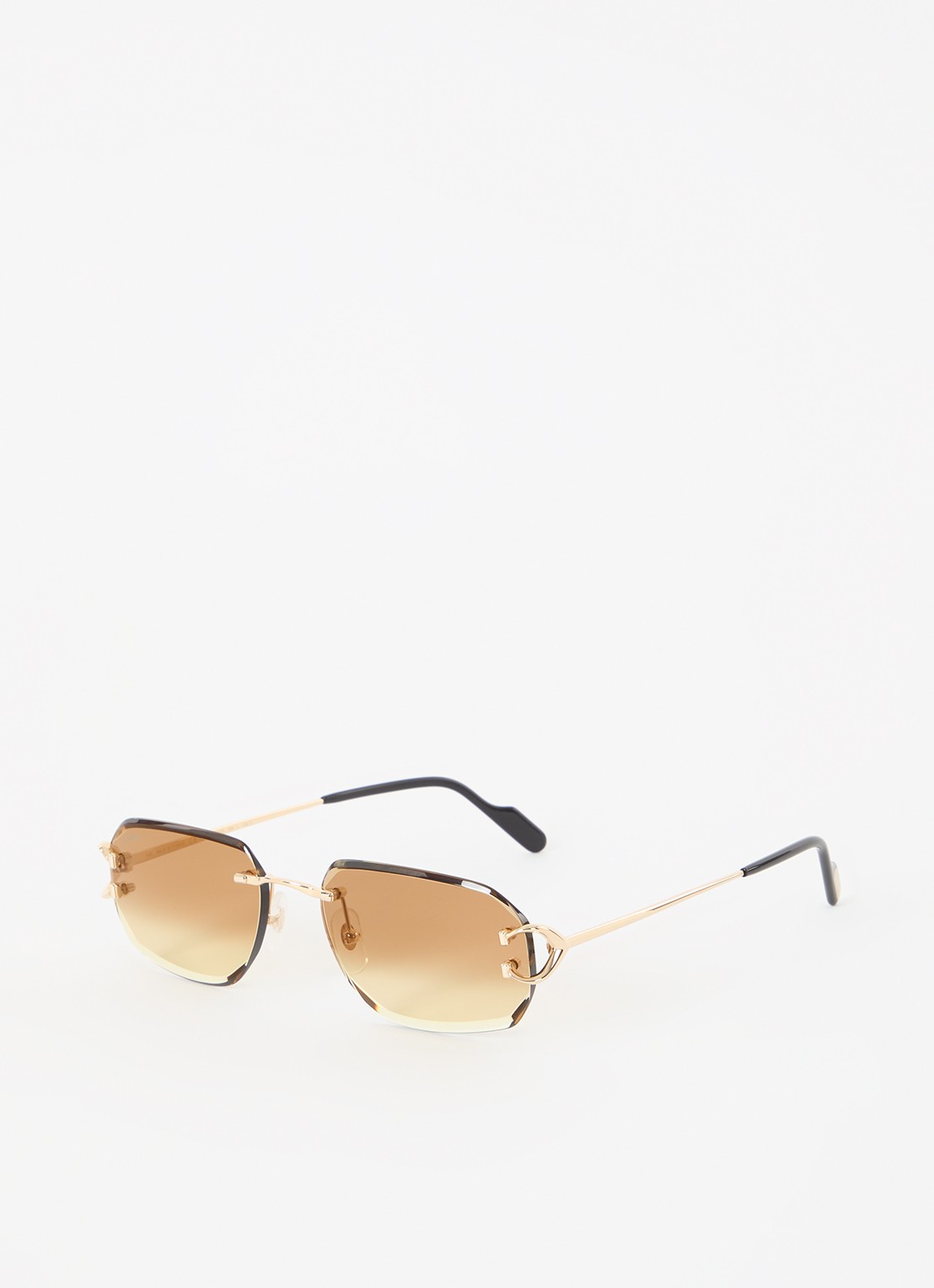Cartier Retro zonnebril CT0468S - voorkant 4 goud