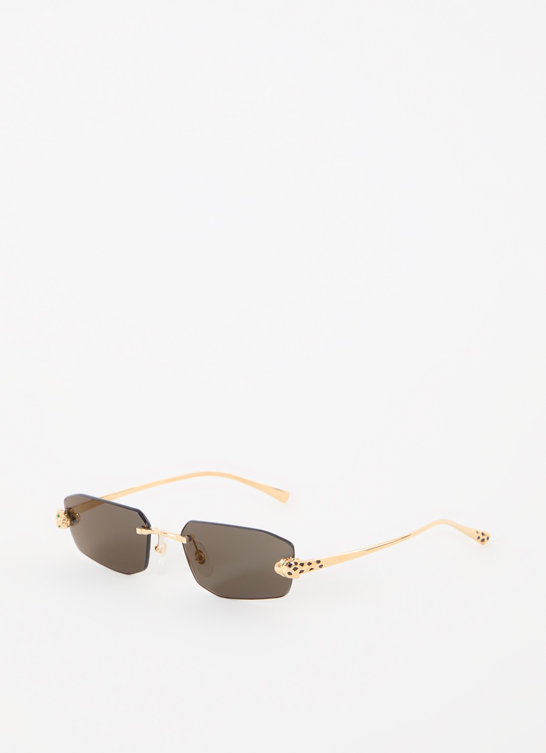 Cartier Retro zonnebril CT0474S - voorkant 4 goud