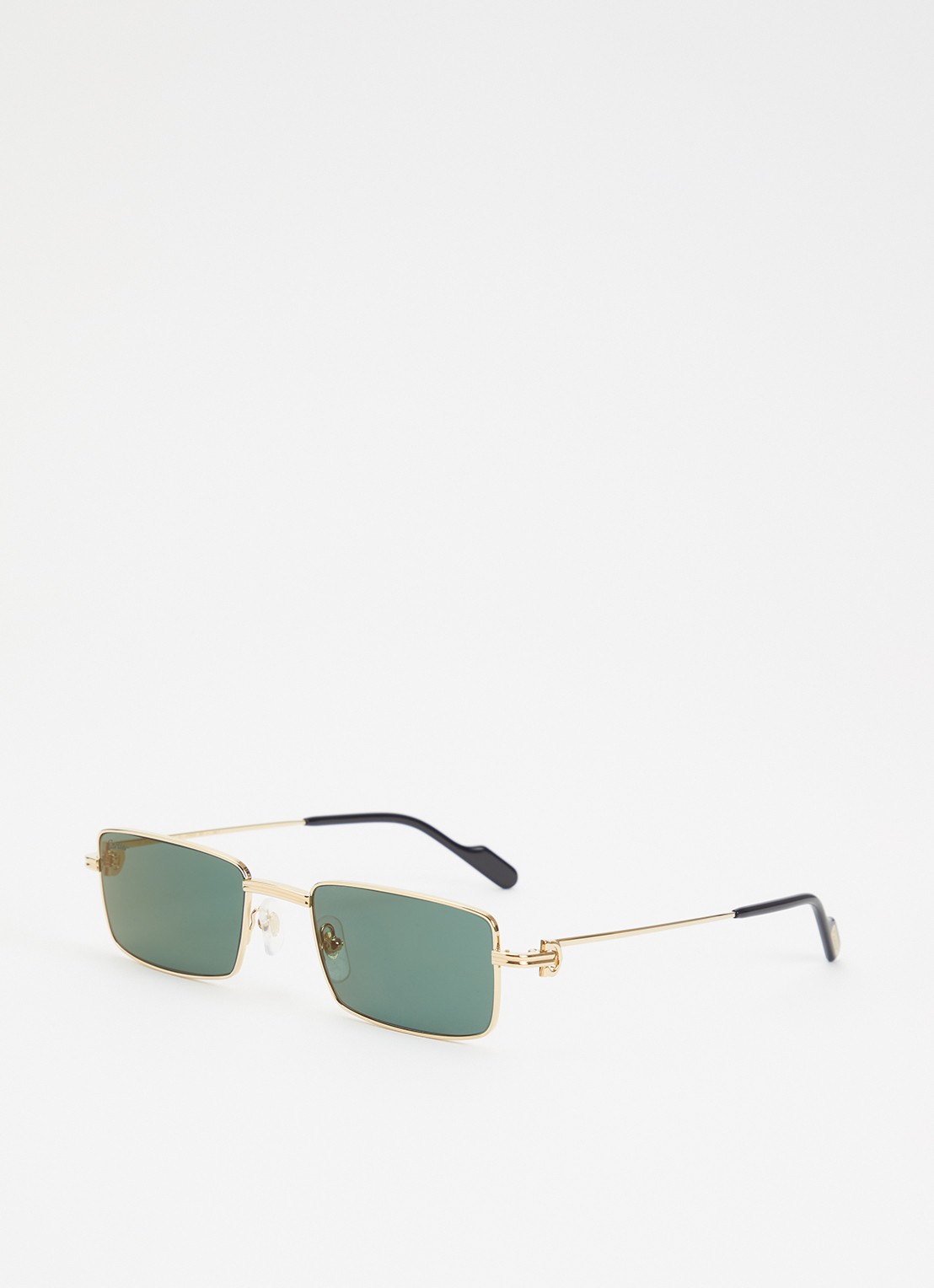 Cartier Retro zonnebril CT0501S - voorkant goud