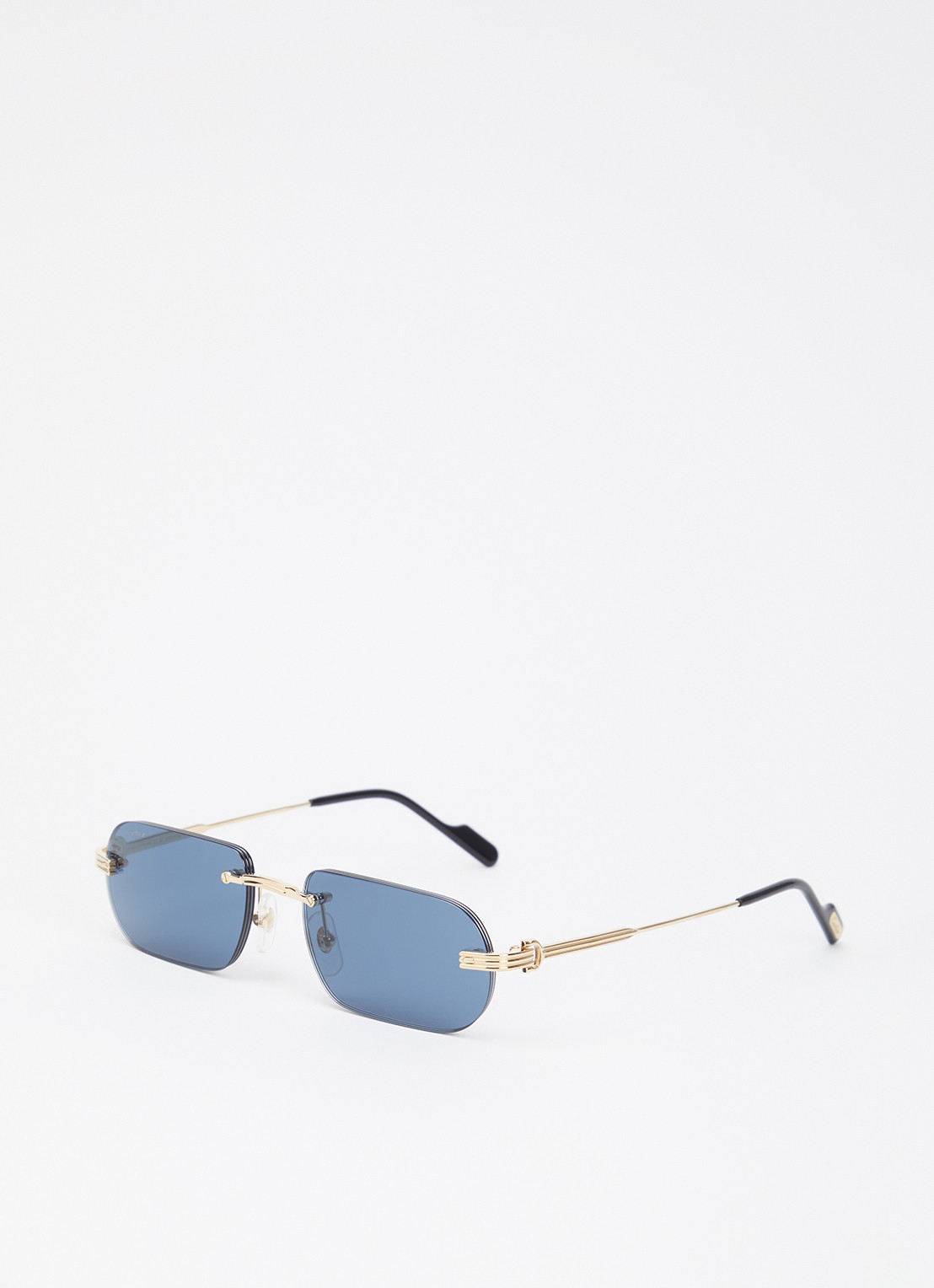 Cartier Retro zonnebril CT0577S - voorkant goud