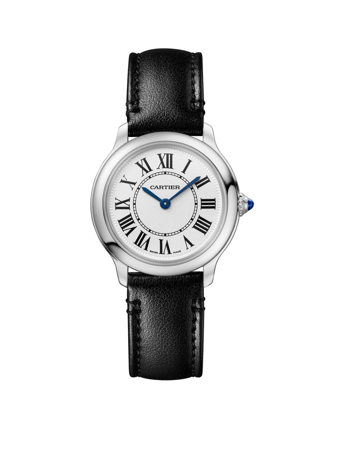 Cartier Ronde Must de Cartier horloge CRWSRN0030 - voorkant zilver