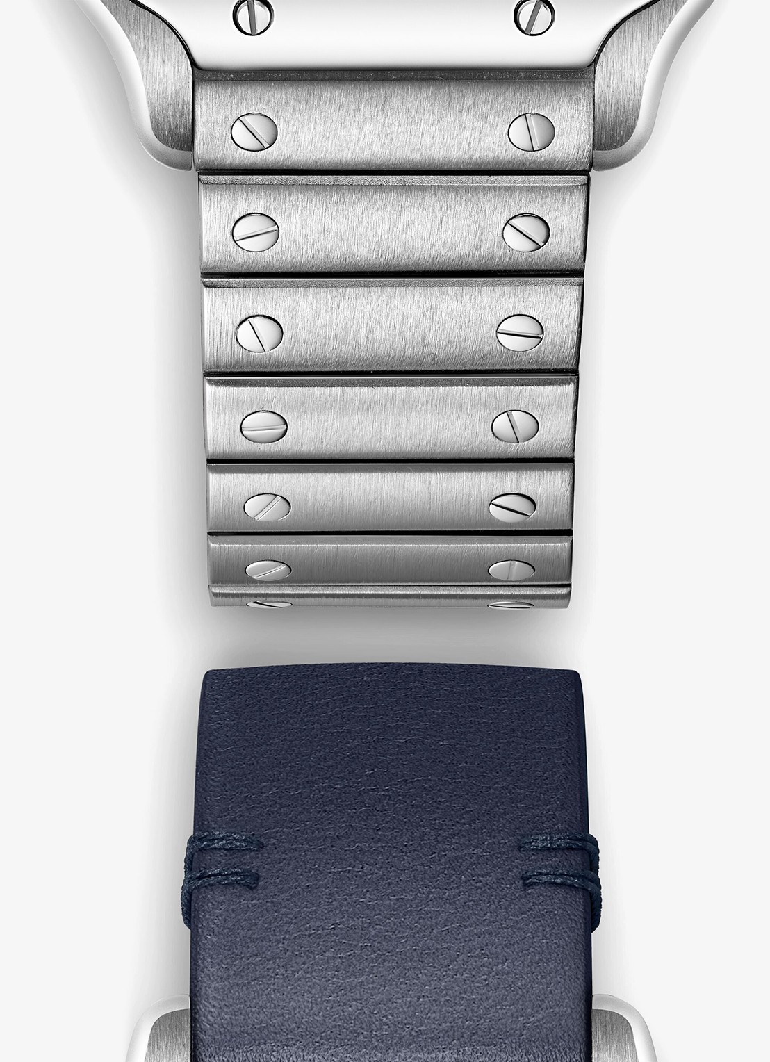 Cartier Santos de Cartier horloge CRWSSA0082 - detail 7 zilver