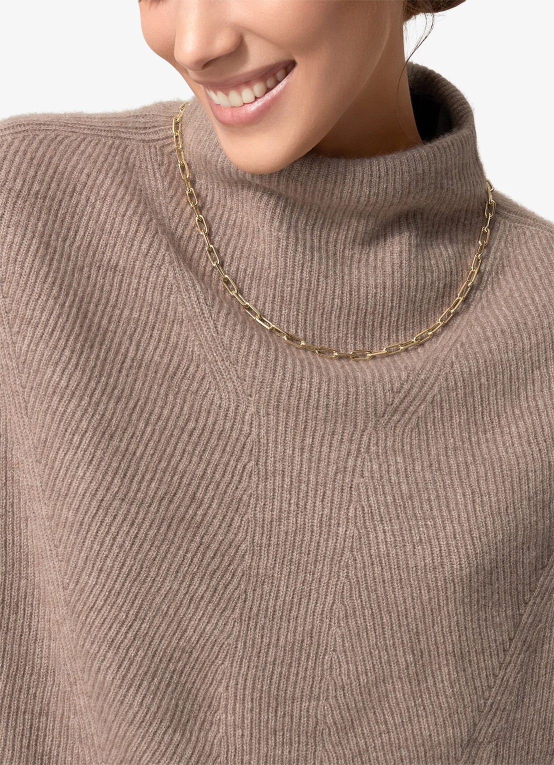 Cartier Santos de Cartier ketting, middel model van 18 karaat geelgoud CRB7009000 - voorkant 2 geelgoud