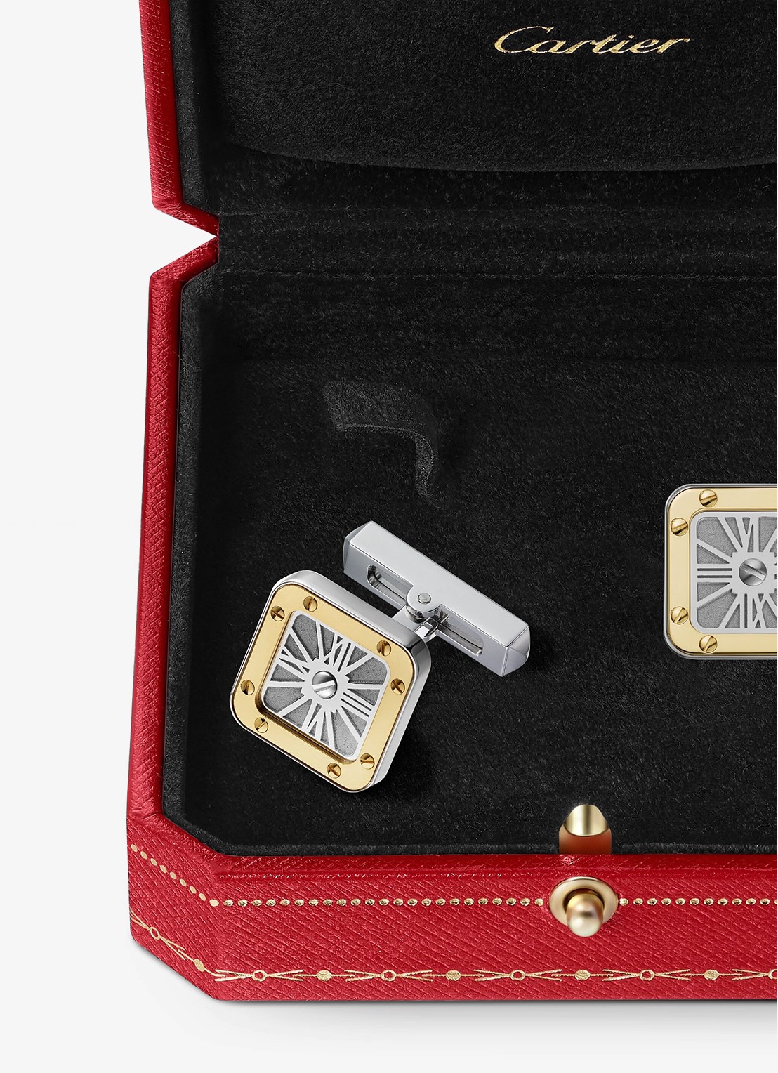 Cartier Santos de Cartier manchetknopen CROG000232 - detail 5 zilver