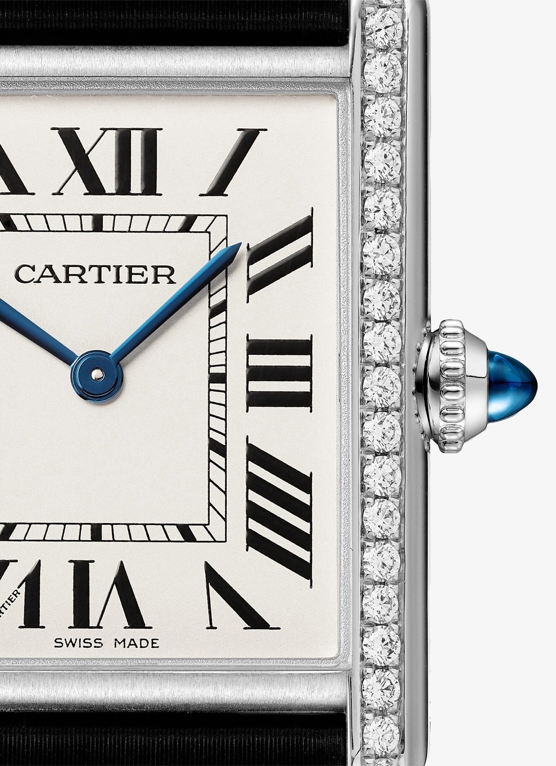 Cartier Tank Must de Cartier horloge CRW4TA0030 - detail zilver
