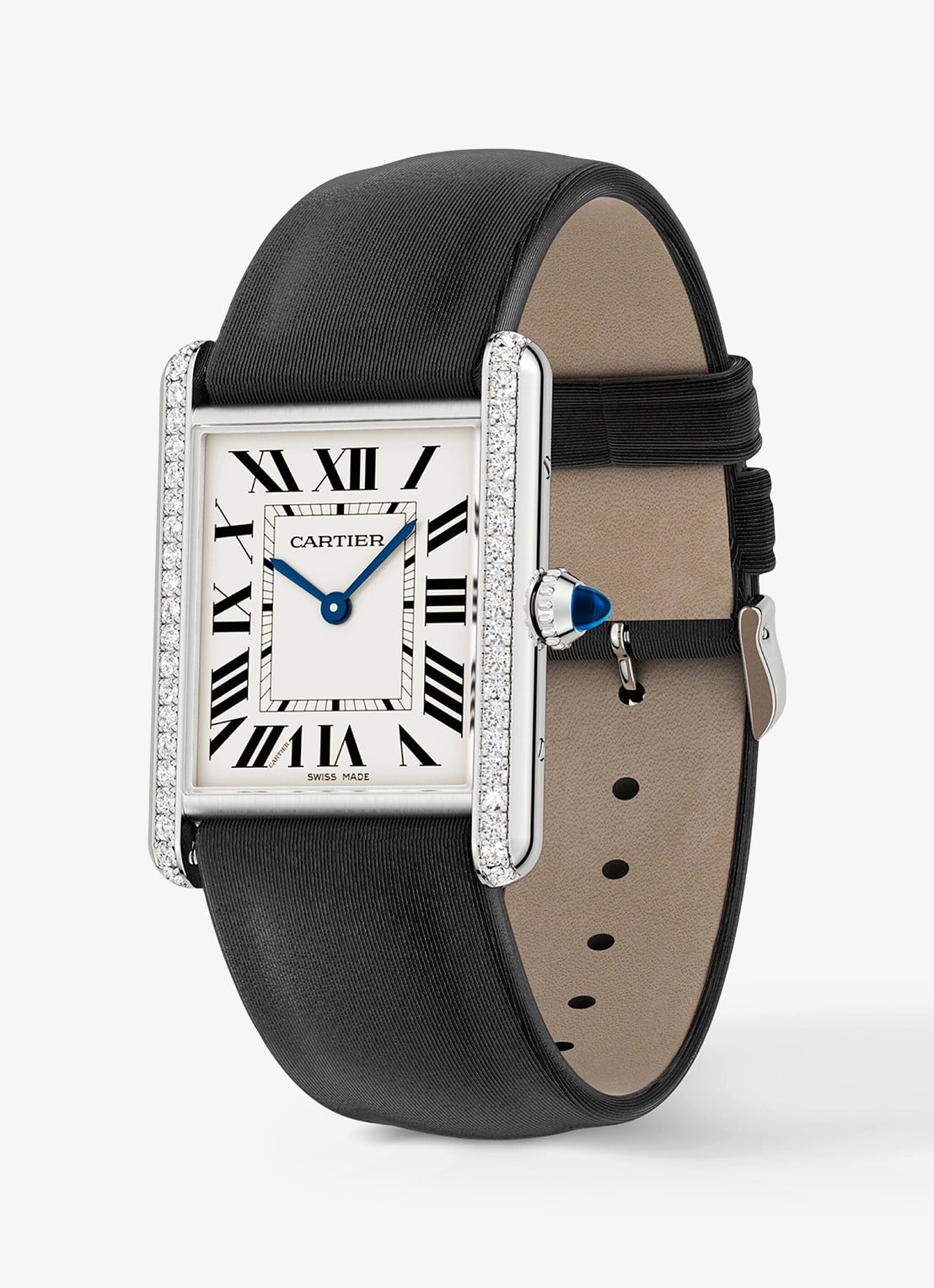 Cartier Tank Must de Cartier horloge CRW4TA0030 - voorkant 7 zilver