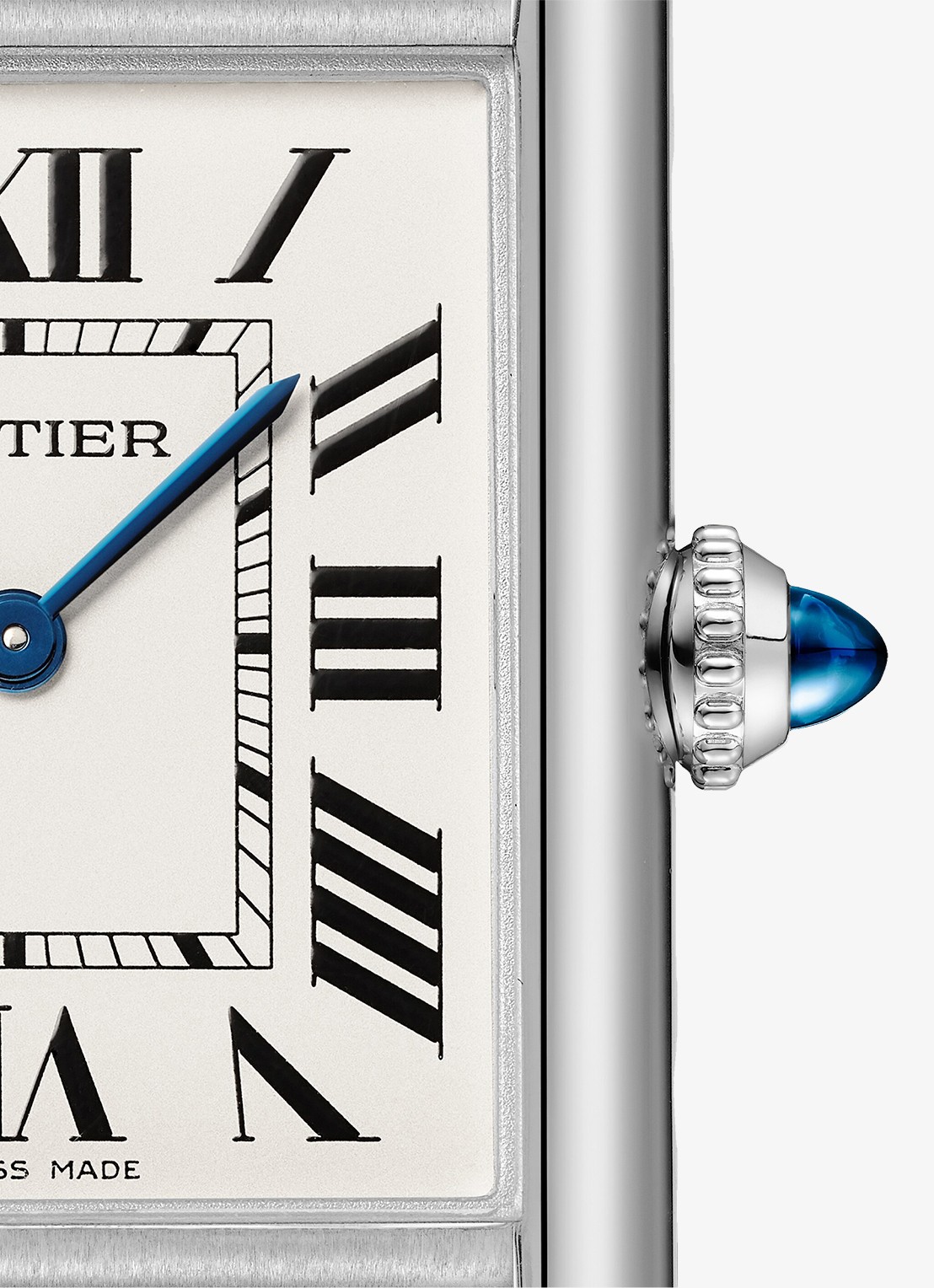 Cartier Tank Must de Cartier horloge, large model CRWSTA0106 - detail 4 zilver