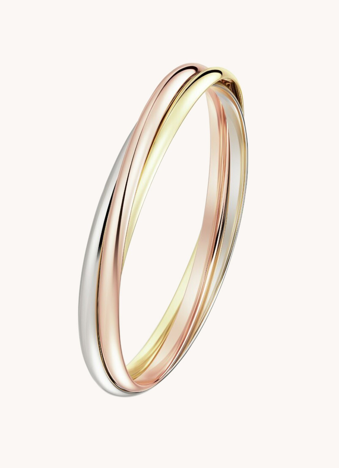 Cartier Trinity armband classic van 18 karaat rosé-, geel-, en witgoud CRB6067800  - detail 3 multicolor