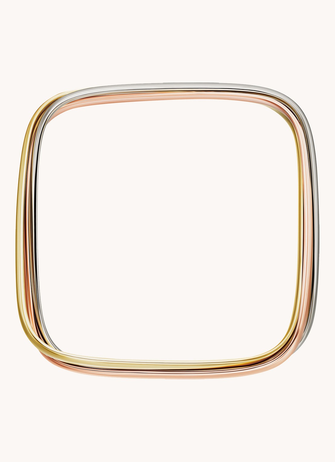 Cartier Trinity armband, kussenvormig CRB6078017 - detail 2 goud