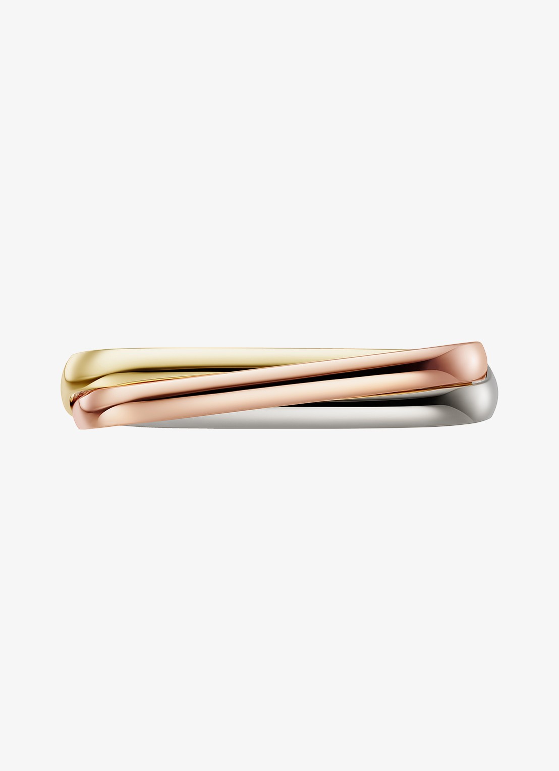 Cartier Trinity armband van 18 karaat rosé-, wit-, en geelgoud CRB6078017 - detail 2 multicolor