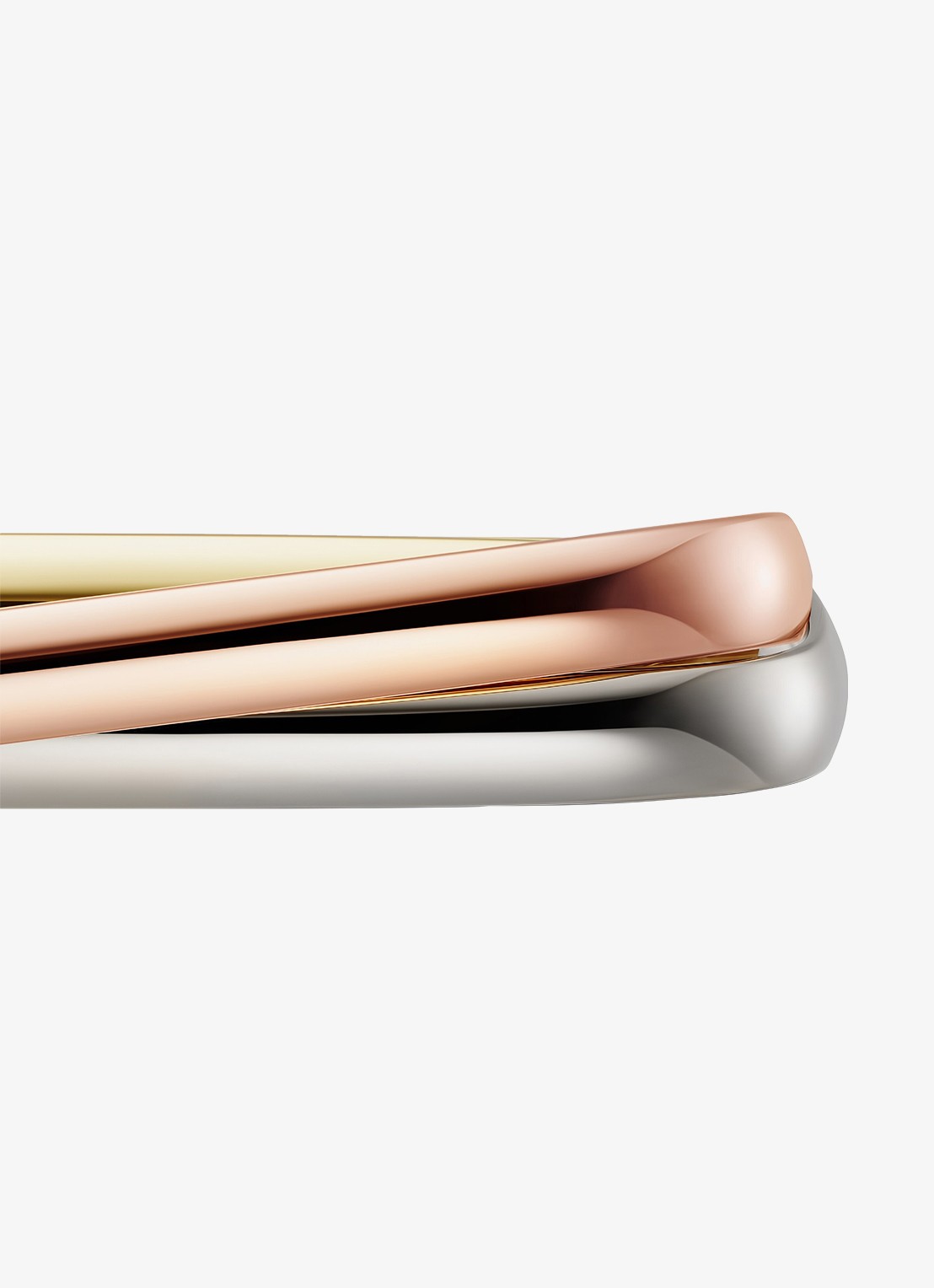 Cartier Trinity armband van 18 karaat rosé-, wit-, en geelgoud CRB6078017 - detail 4 multicolor