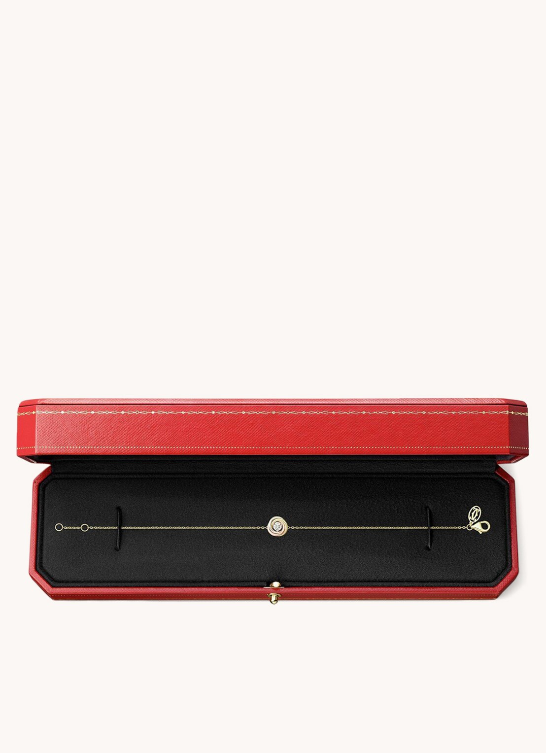 Cartier Trinity armband van 18 karaat wit-, geel-, en roségoud met diamant CRB6068000 - detail 4 multicolor