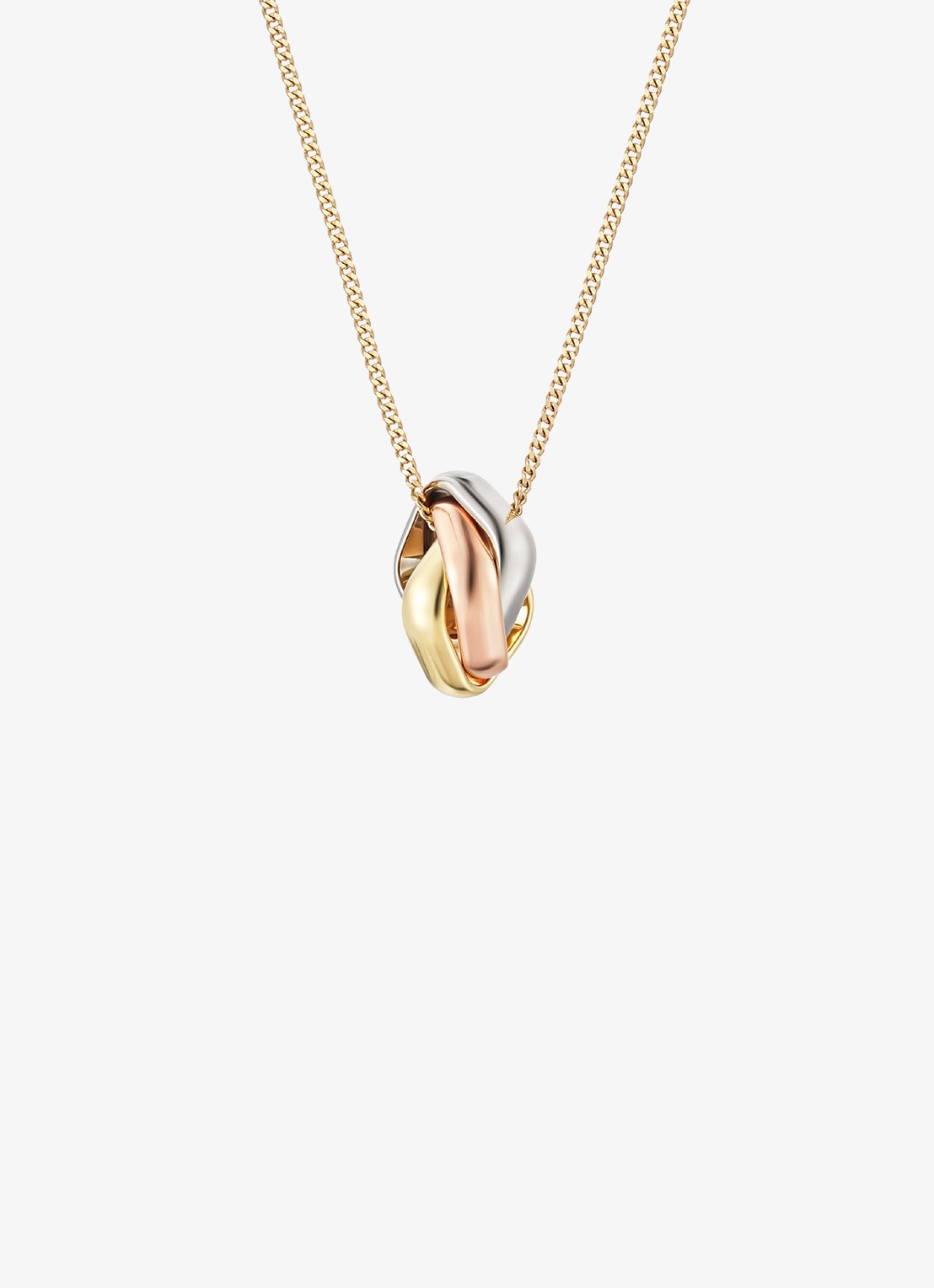 Cartier Trinity de Cartier ketting van 18 karaat rosé-, geel-, en witgoud CRB7224956 - detail 2 goud