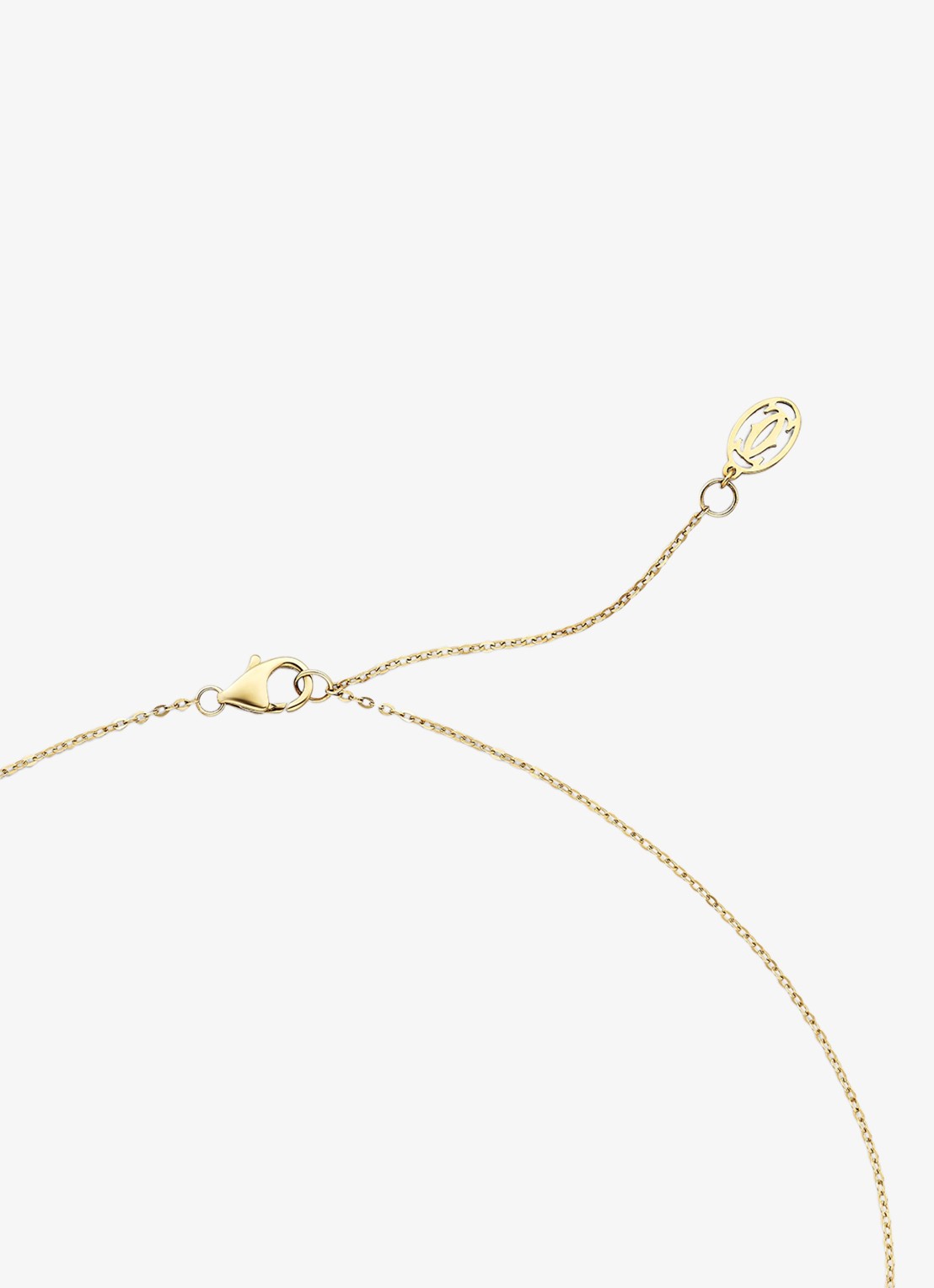 Cartier Trinity de Cartier ketting van 18 karaat rosé-, wit,- en geelgoud met 0.29 ct diamant CRB7224807 - detail 4 goud