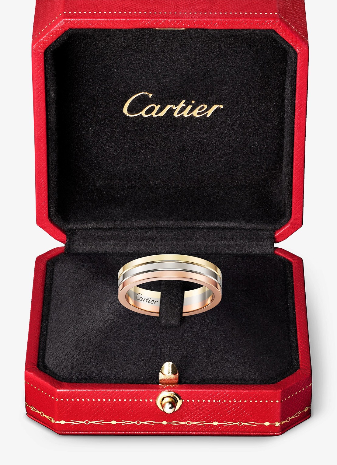 Cartier Vendome Louis Cartier trouwring van 18 karaat rosé-, wit-, en geelgoud CRB4052100 - detail 5 goud