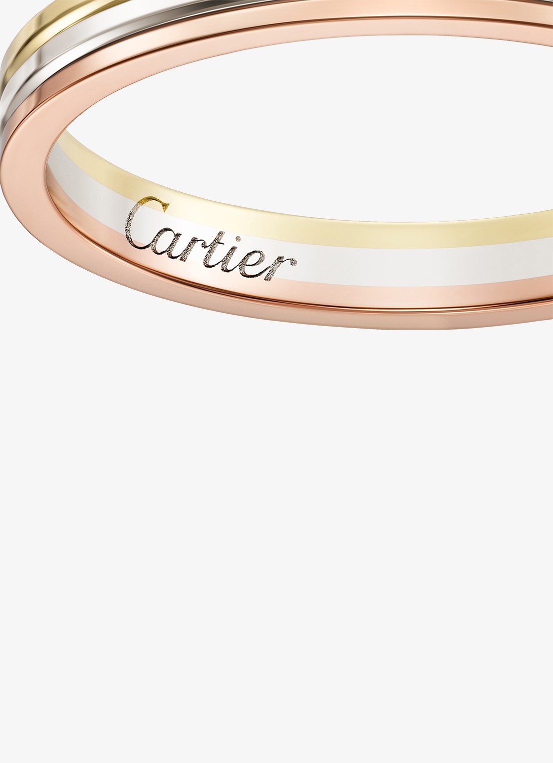 Cartier Vendome Louis Cartier trouwring van 18 karaat rosé-, wit-, en geelgoud CRB4209900 - detail 4 goud