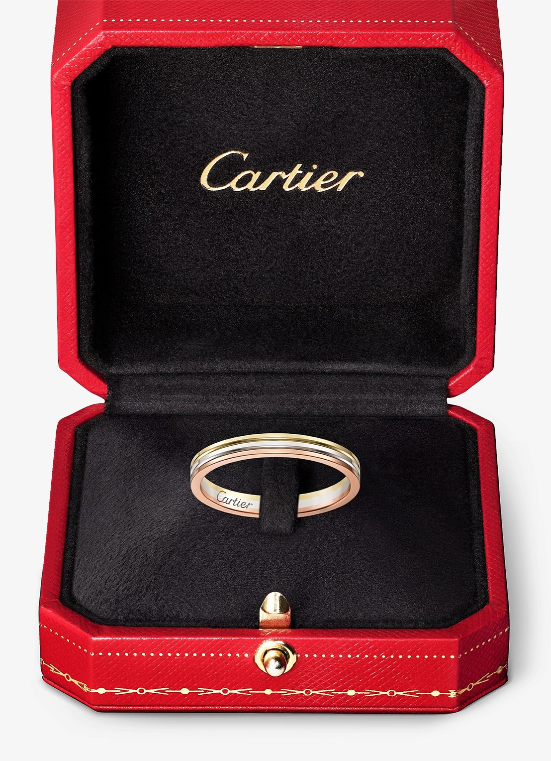 Cartier Vendome Louis Cartier trouwring van 18 karaat rosé-, wit-, en geelgoud CRB4209900 - detail 7 goud