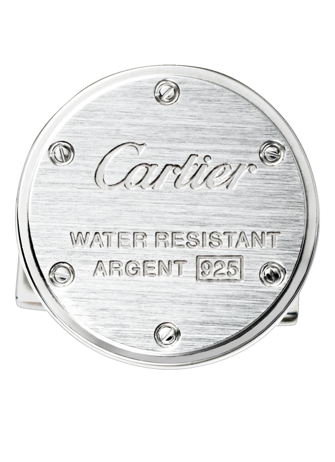 Cartier Water Resistant manchetknopen van zilver CRT1220334 - detail 3 zilver