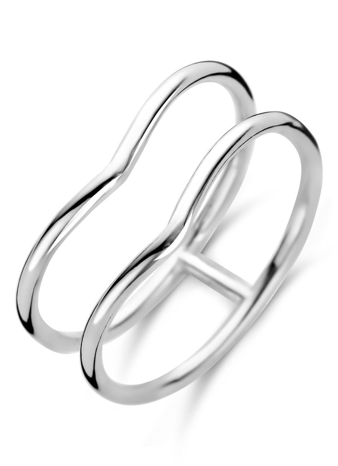 Casa Jewelry Birds ring van zilver 52 - voorkant zilver