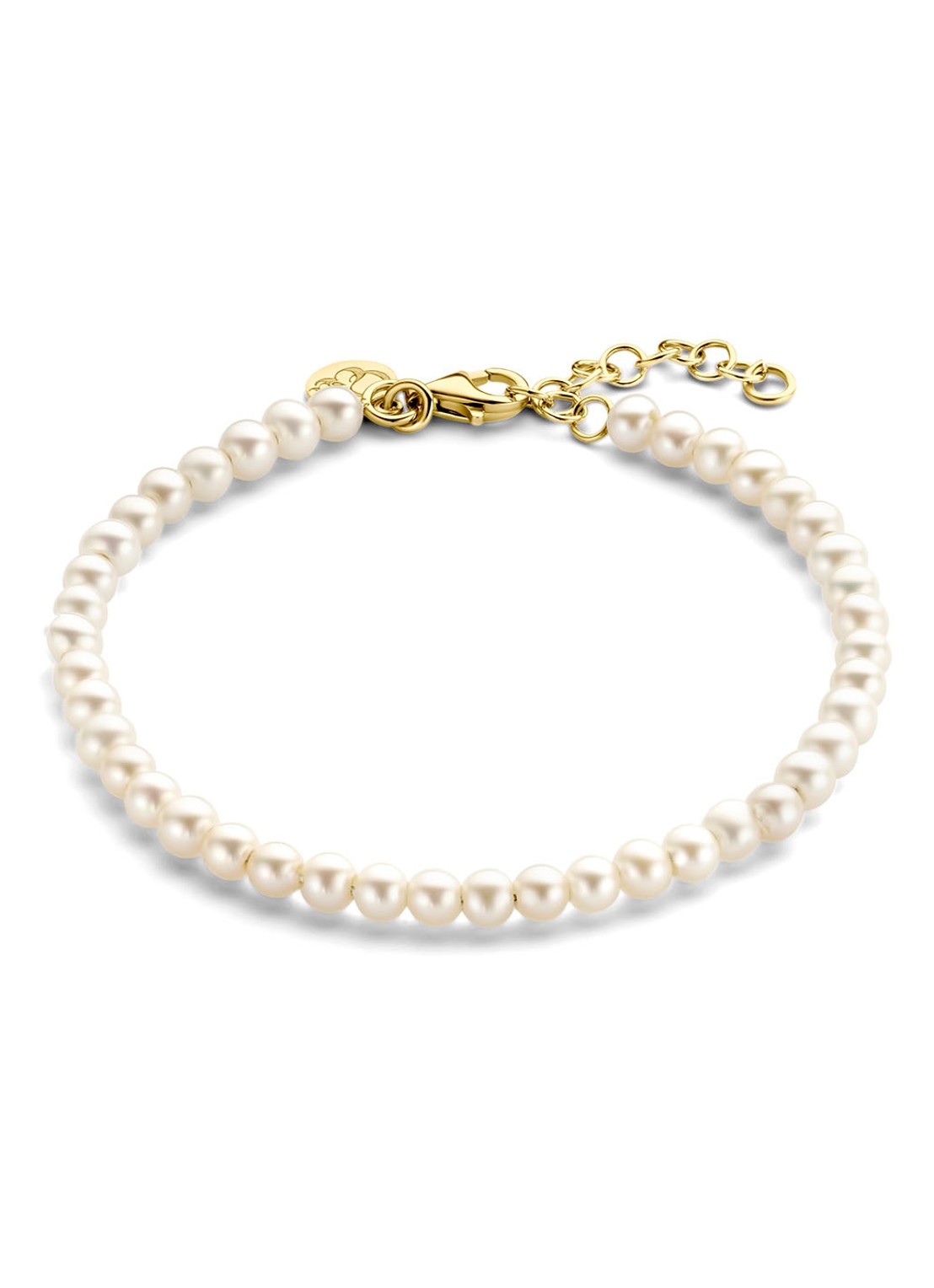 Casa Jewelry Blanca Solo parelarmband verguld - voorkant wit