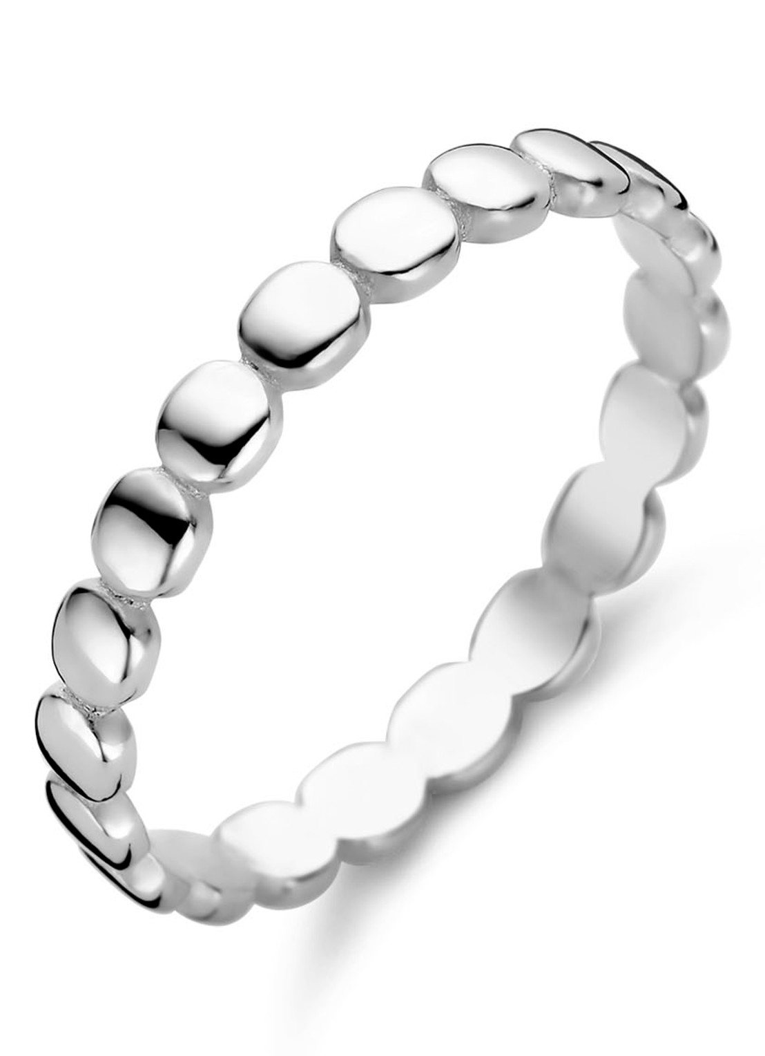 Casa Jewelry Bulb ring van zilver 56 - voorkant zilver