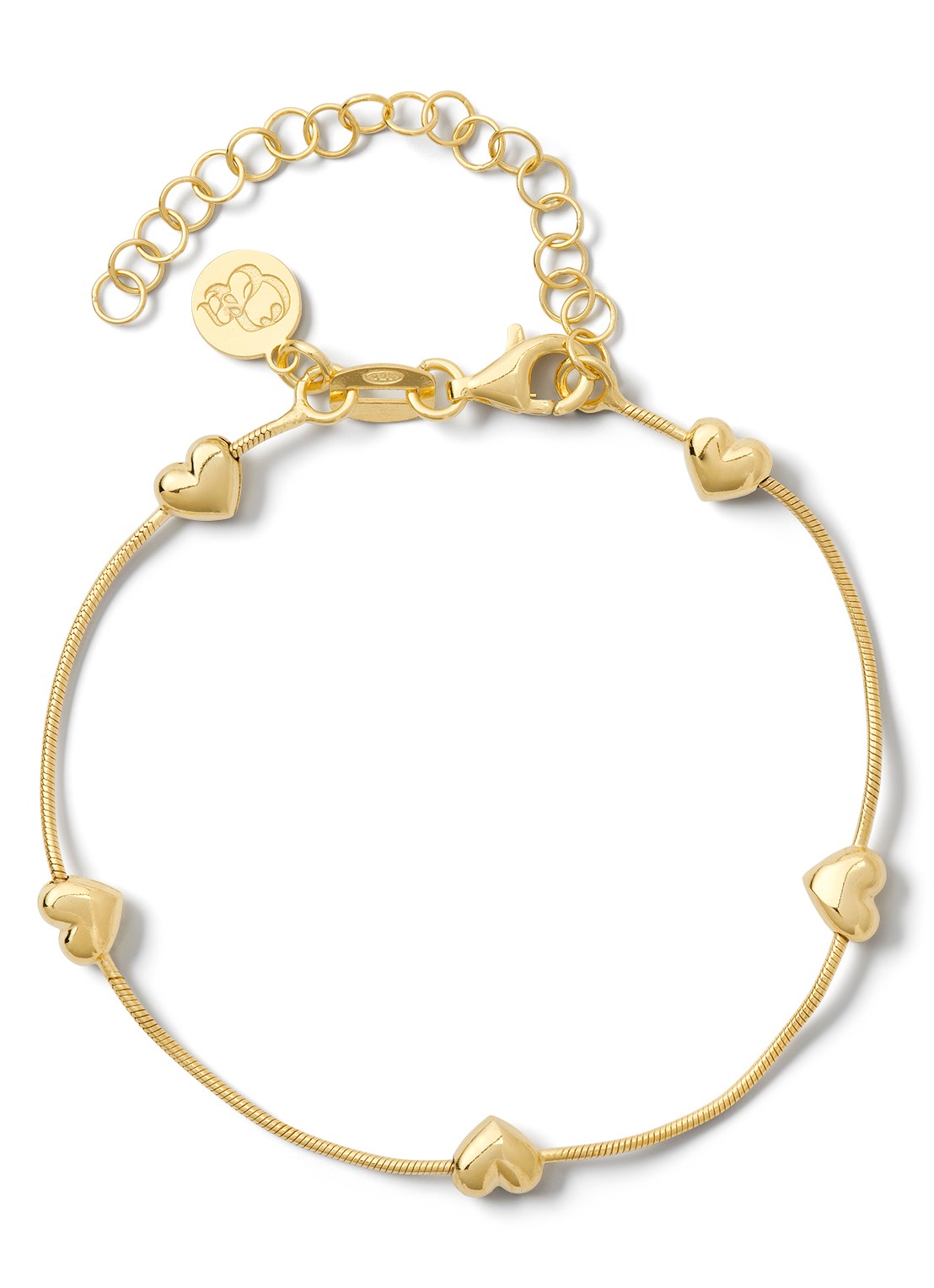 Casa Jewelry Chippy armband verguld  - voorkant goud