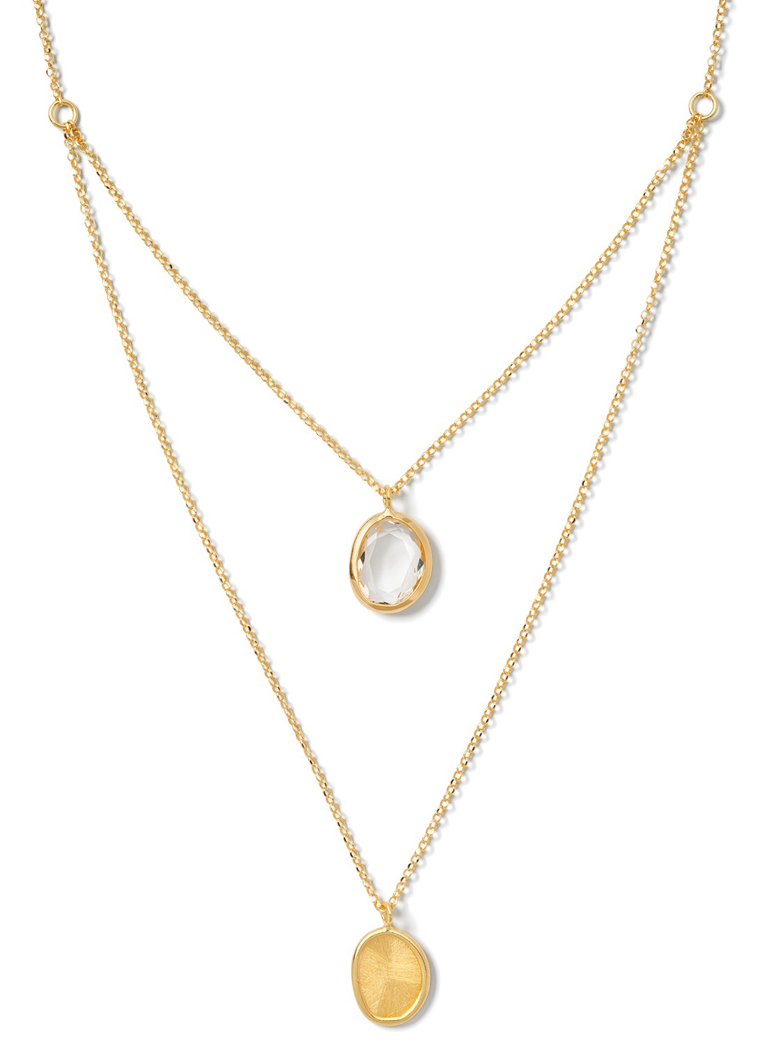 Casa Jewelry Colette ketting verguld  - voorkant goud