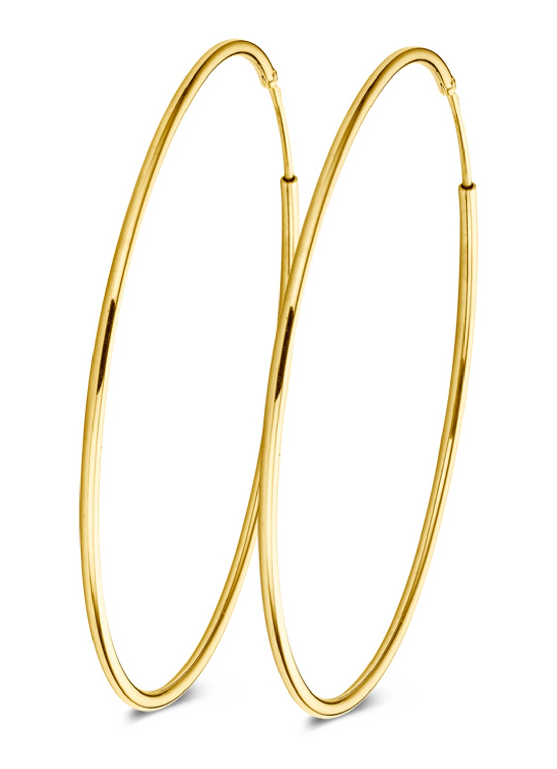 Casa Jewelry DMC S oorringen verguld - voorkant goud