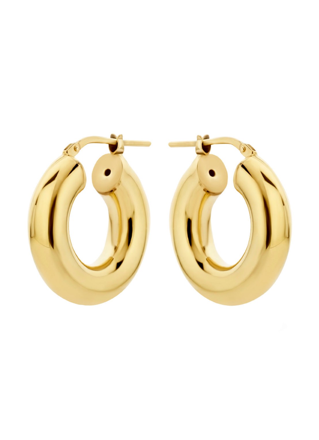 Casa Jewelry Frida S oorringen verguld - voorkant goud