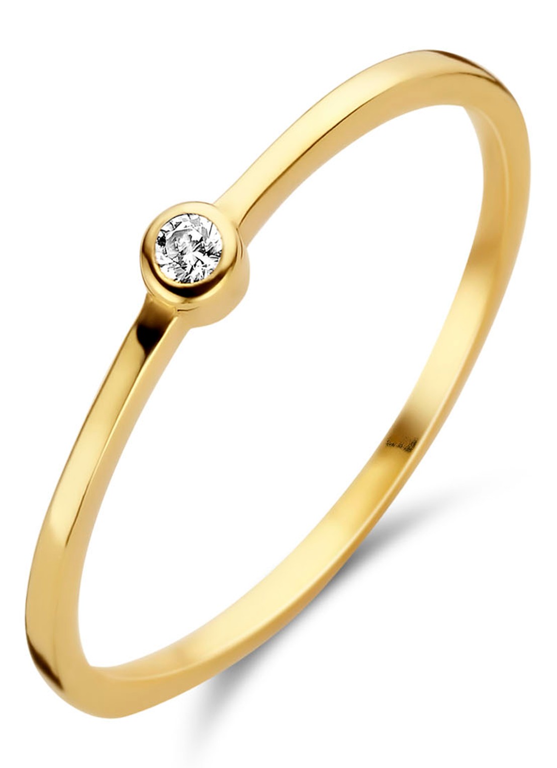 Casa Jewelry Gemma ring verguld 52 - voorkant goud