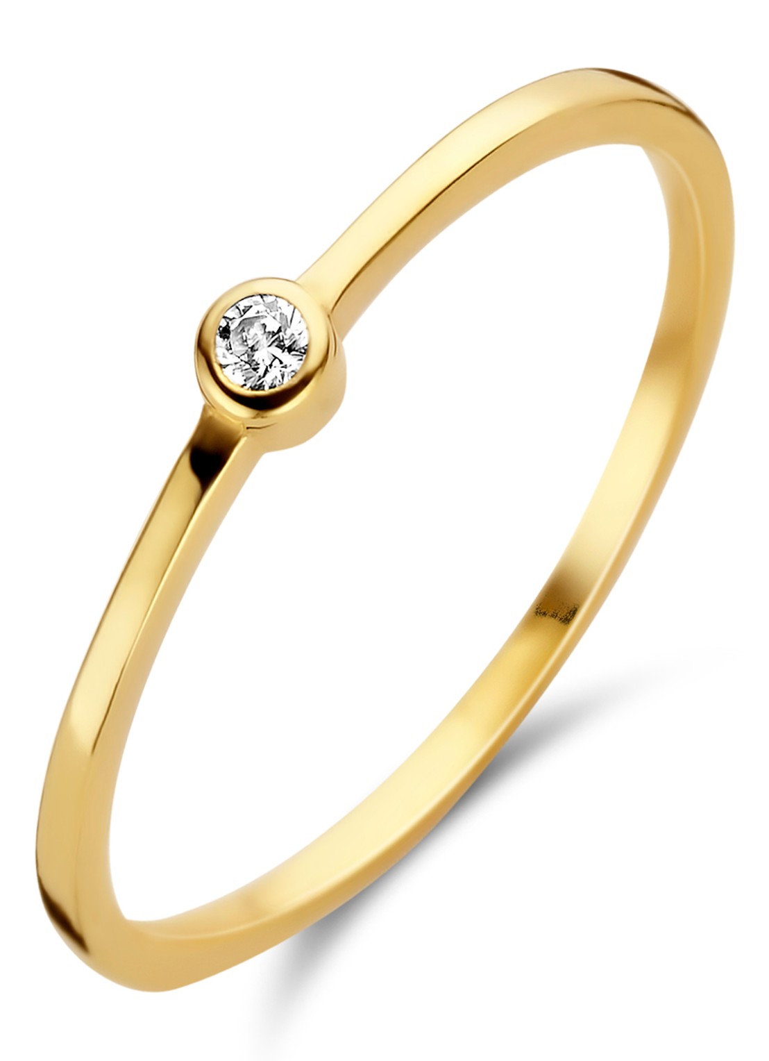 Casa Jewelry Gemma ring verguld - voorkant goud