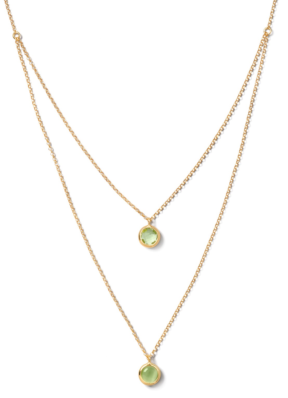 Casa Jewelry Juliette ketting verguld  - voorkant goud