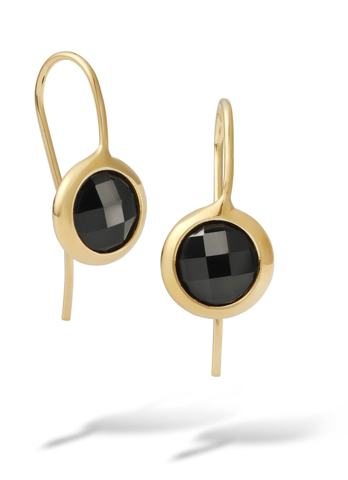 Casa Jewelry Juliette oorhangers verguld  - voorkant goud