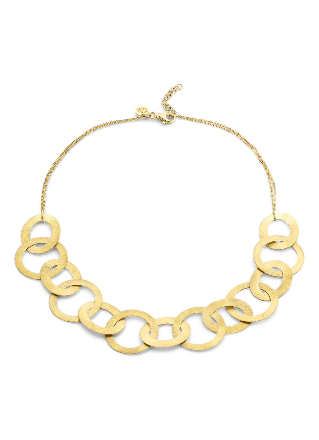 Casa Jewelry Lola ketting verguld - voorkant goud