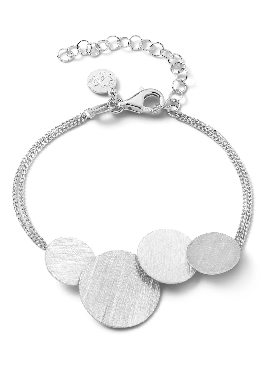 Casa Jewelry Luna S armband van zilver - voorkant zilver